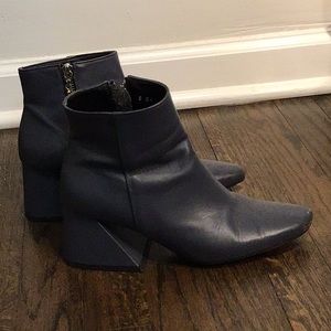 Yuul Yie Ash Blue Leather Booties sz 36.5